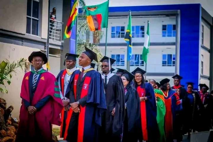Eden University Zambia group picture
